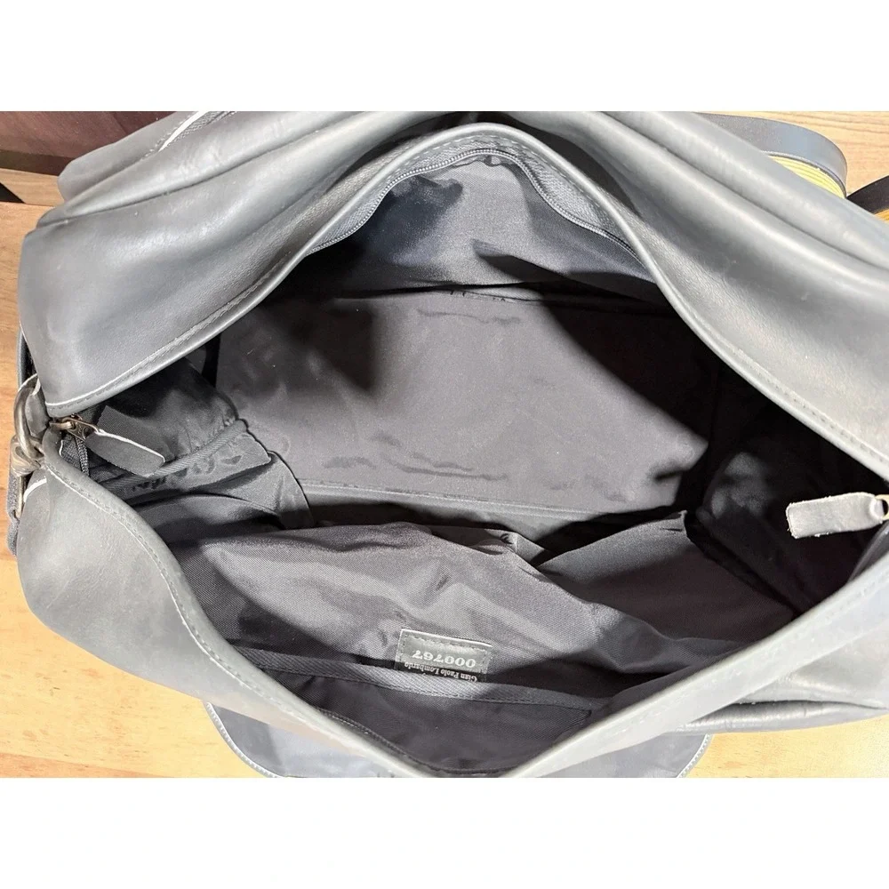 Rawlings Gian Paolo Lombardo Heart of the Hide Black Leather‎ Briefcase Bag USA